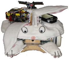 A robot which looks suspiciously like a bunny